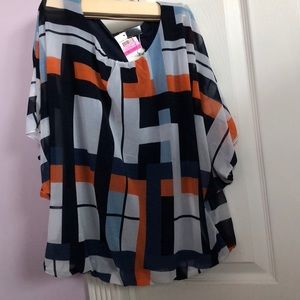 Professional flowy top